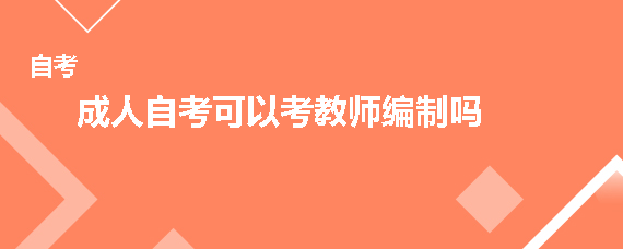 贵州自考可以考教师资格证吗？