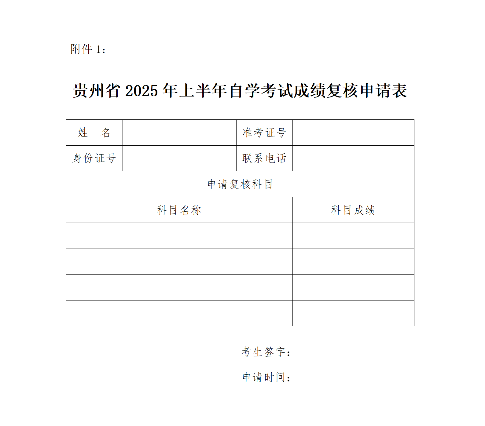 已公布！2025年4月贵州自考成绩！